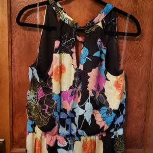 As U Wish Floral Romper